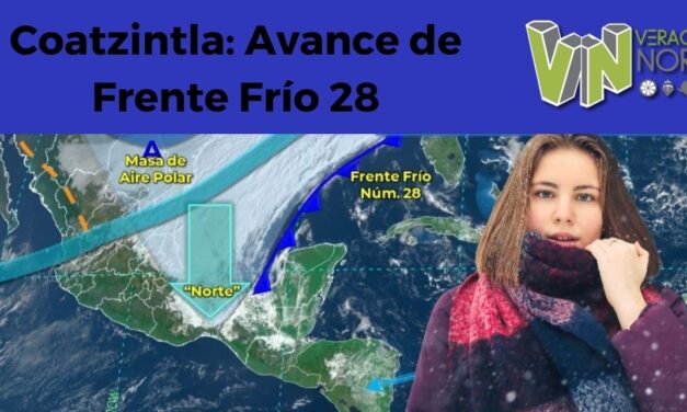 Coatzintla: Avance de Frente Frío 28