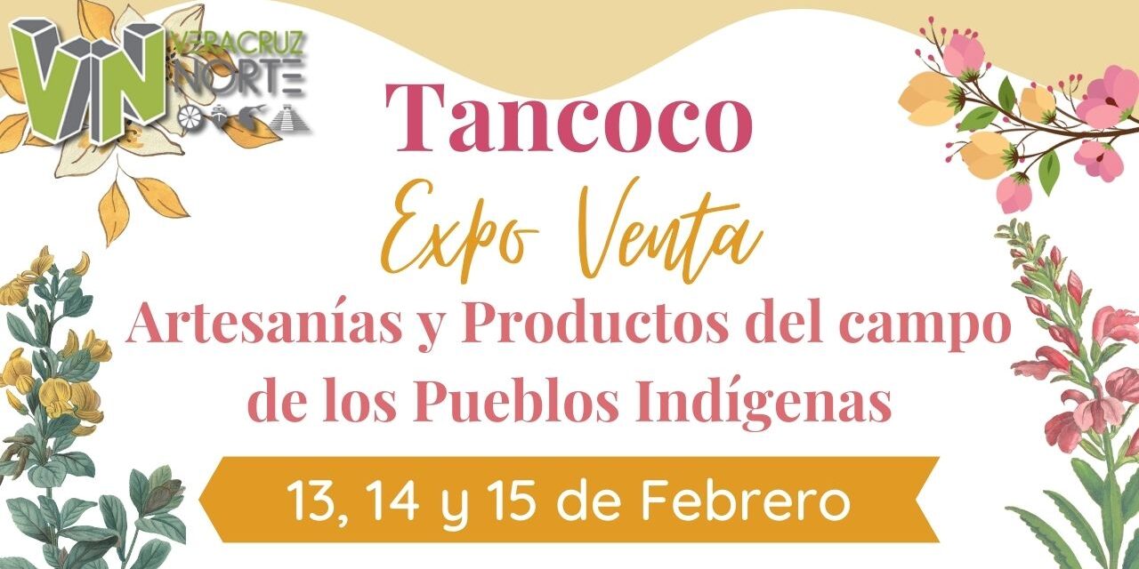 Tancoco: Expo Venta de artesanías y productos de pueblos indígenas