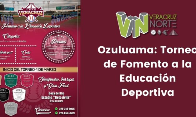 Ozuluama: Torneo de Fomento a la Educación Deportiva