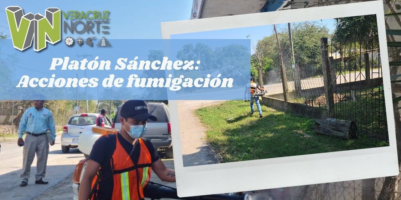 Platón Sánchez: Acciones de fumigación