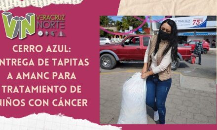 Cerro Azul: Entrega de tapitas a AMANC para tratamiento de niños con cáncer