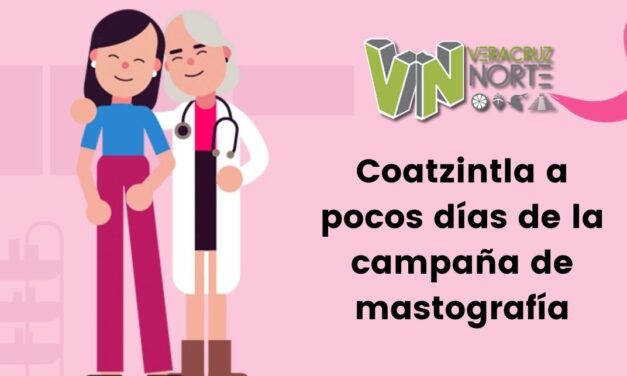 Coatzintla a pocos días de la campaña de mastografía