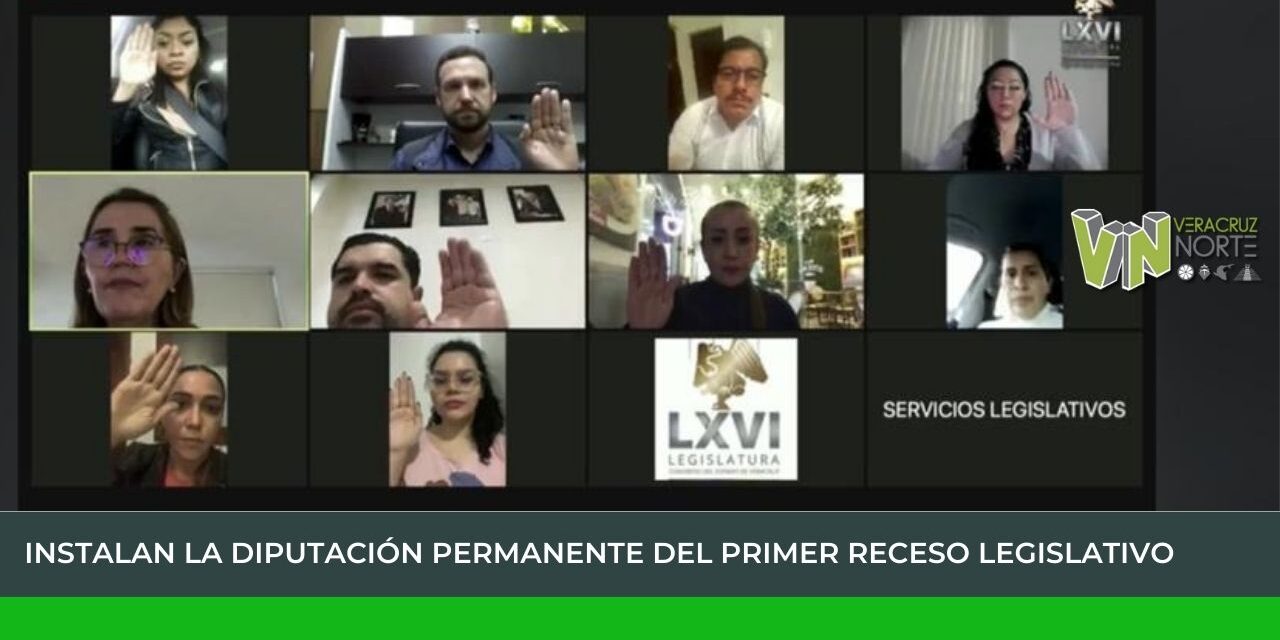 INSTALAN LA DIPUTACIÓN PERMANENTE DEL PRIMER RECESO LEGISLATIVO