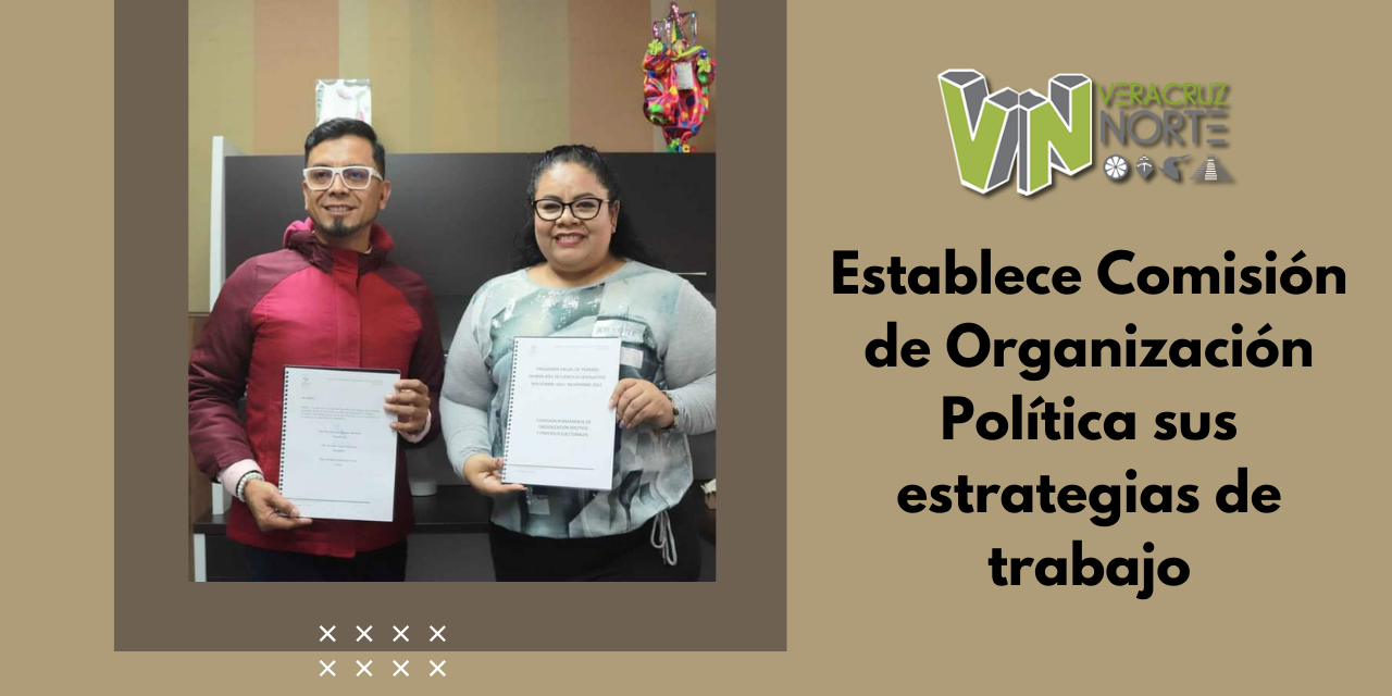 Establece Comisión de Organización Política sus estrategias de trabajo
