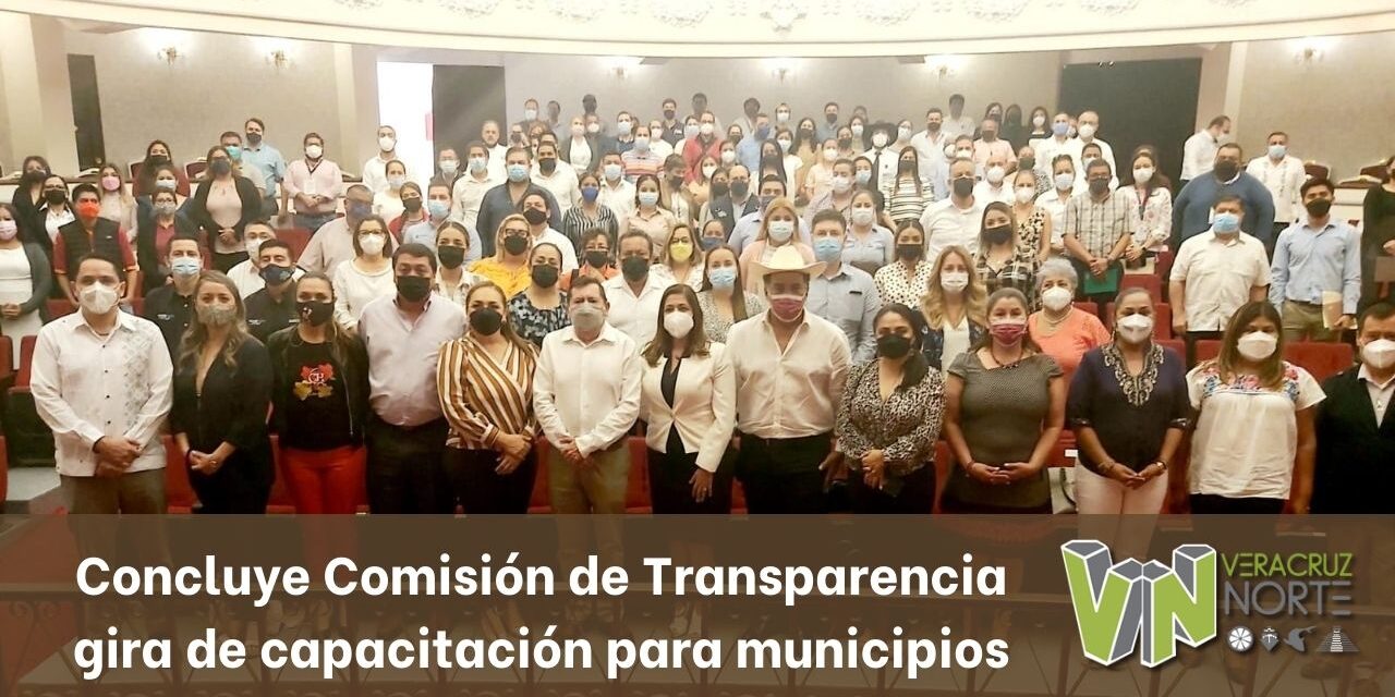 Concluye Comisión de Transparencia gira de capacitación para municipios