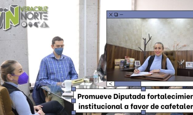 Promueve Diputada fortalecimiento institucional a favor de cafetaleros