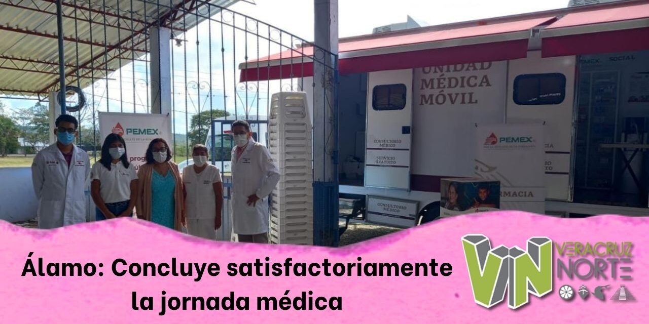 Álamo: Concluye satisfactoriamente la jornada médica