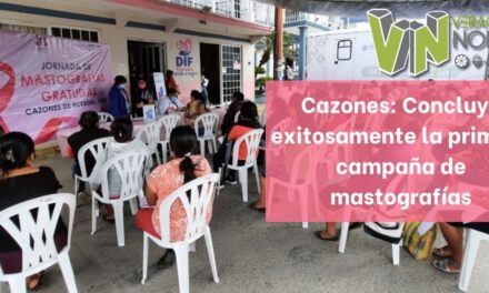 Cazones: Concluye exitosamente la primera campaña de mastografías