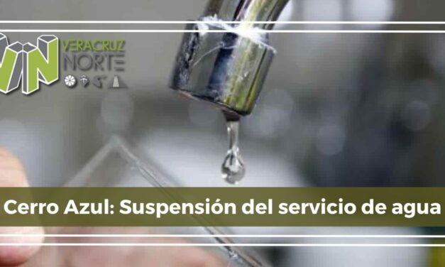 Cerro Azul: Suspensión del servicio de agua