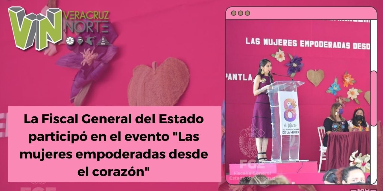 La Fiscal General del Estado participó en el evento «Las mujeres empoderadas desde el corazón»