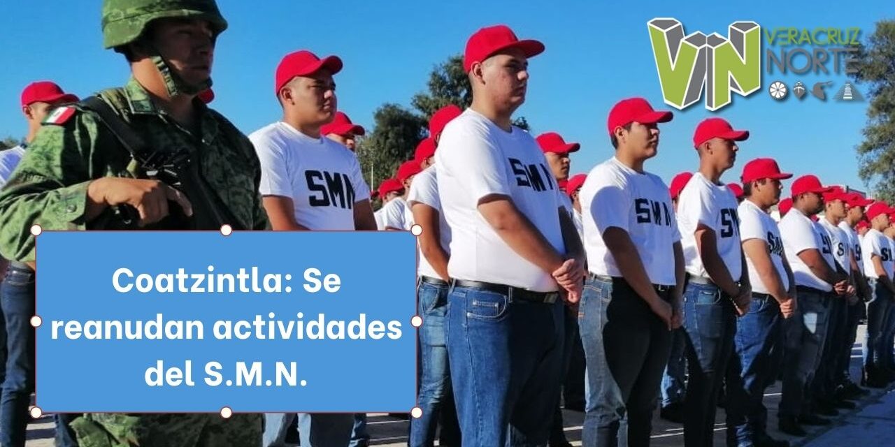 Coatzintla: Se reanudan actividades del S.M.N.