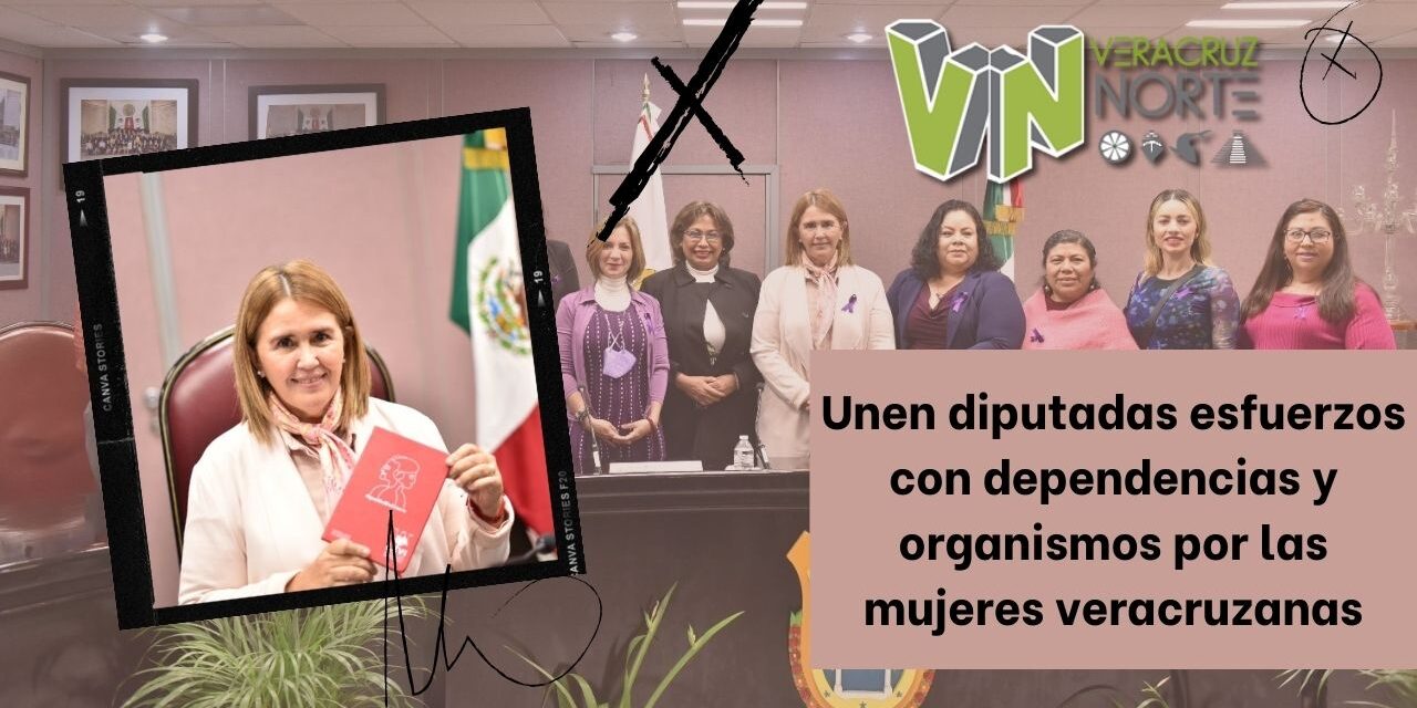 Unen diputadas esfuerzos con dependencias y organismos por las mujeres veracruzanas