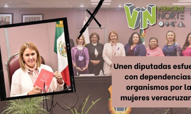 Unen diputadas esfuerzos con dependencias y organismos por las mujeres veracruzanas