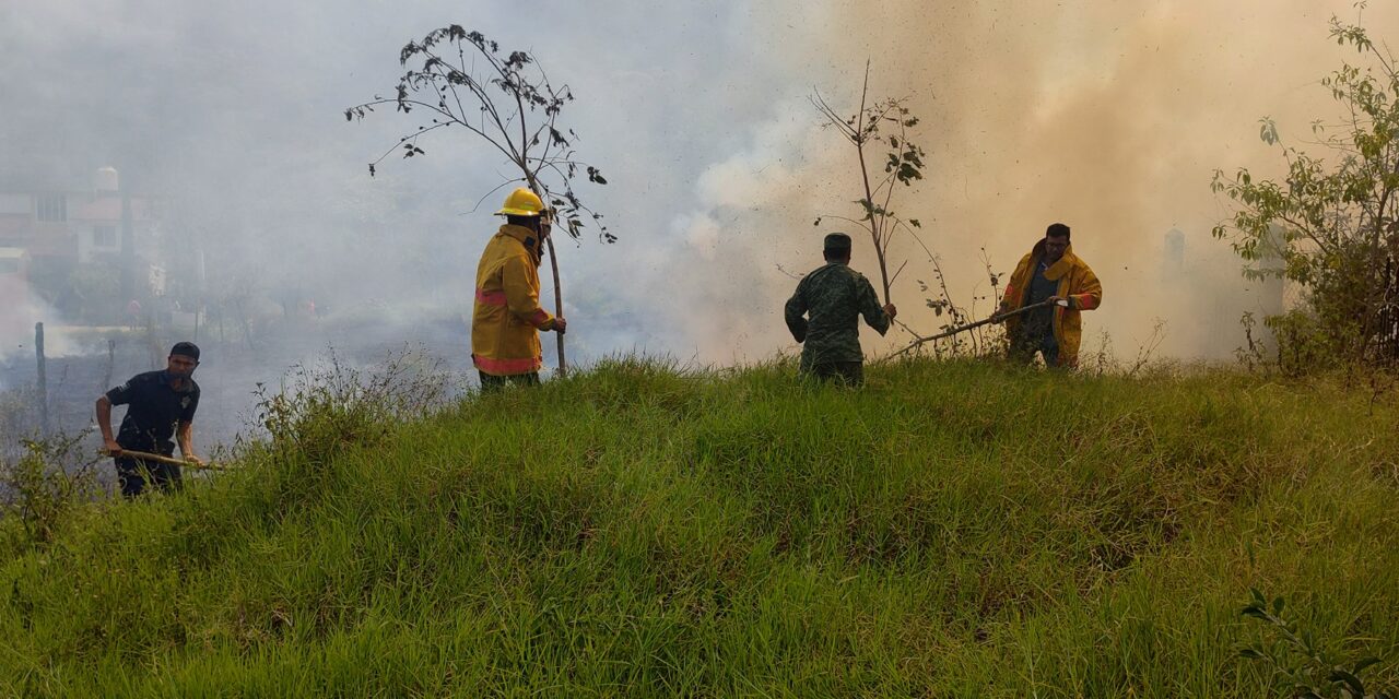 Chicontepec: Altas temperaturas provocan incendios