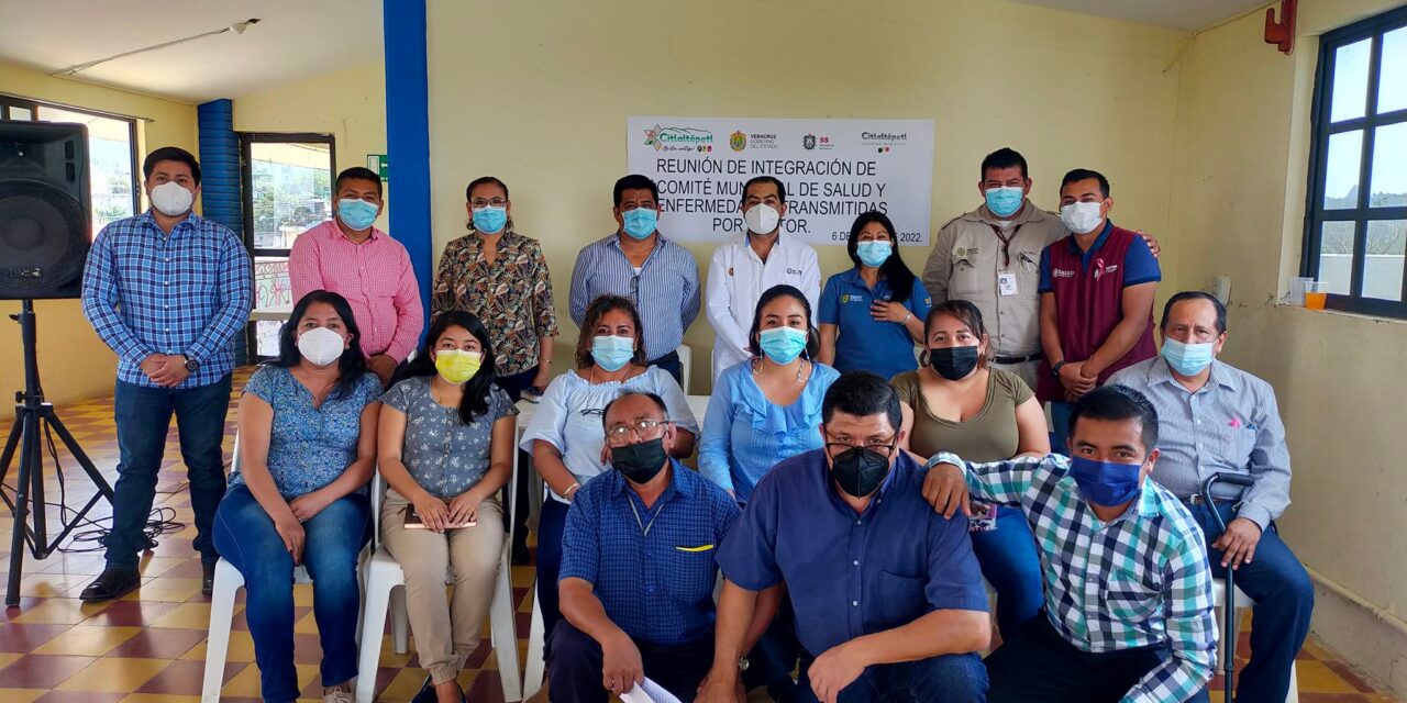 Citlaltépetl: Instalación de Comité Municipal de Salud y Enfermedades Transmitidas por Vector