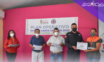 Plan Operativo para Semana Santa Tamalín 2022