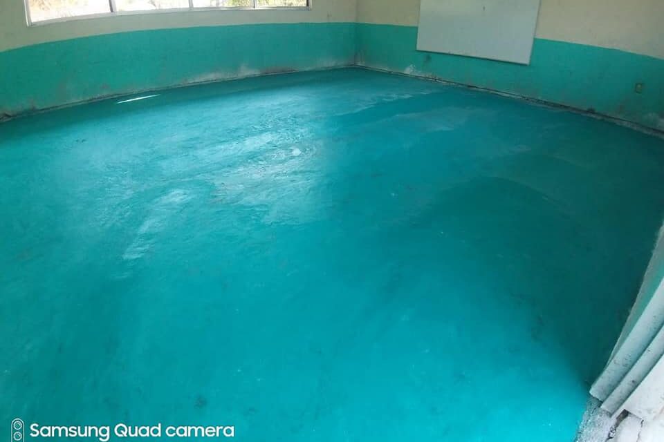 Ozuluama: Construcción del piso de concreto hidráulico para jardín de niños en la comunidad Agua Nacida