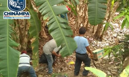 Chinampa: Continúa el programa de limpieza ambiental