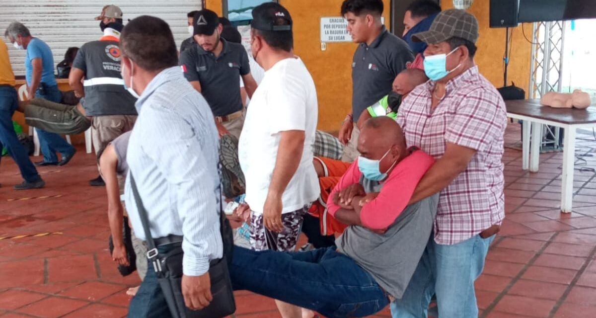 Tantoyuca: Personal del Protección Civil Municipal en constante capacitación