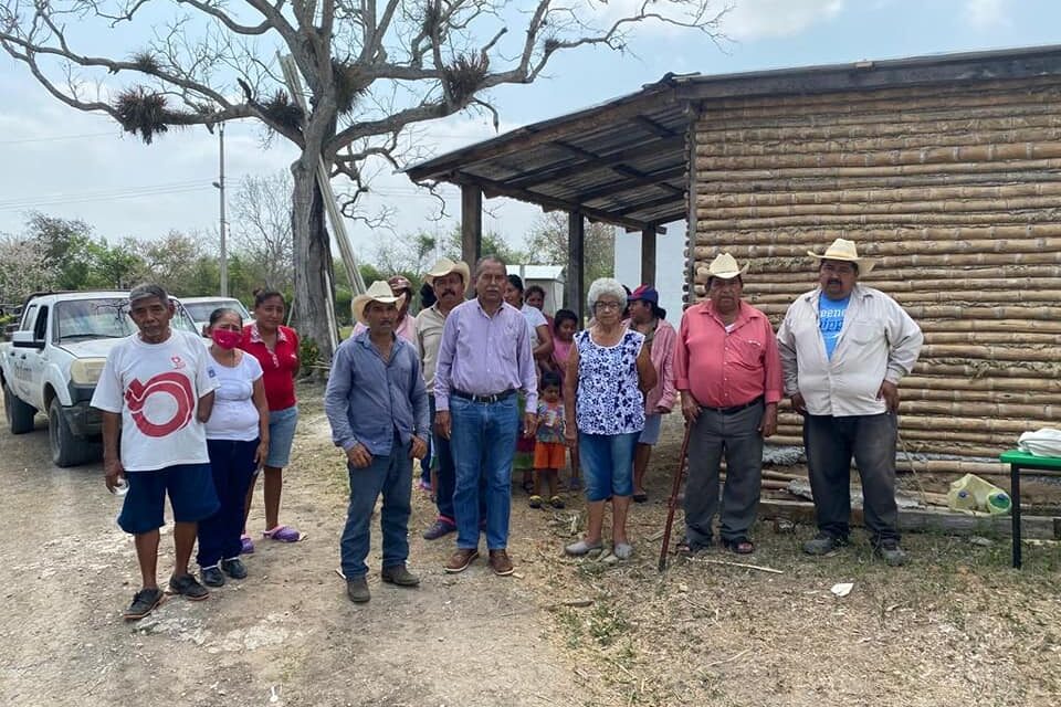 Ozuluama: Comité de obra en la comunidad del Limón