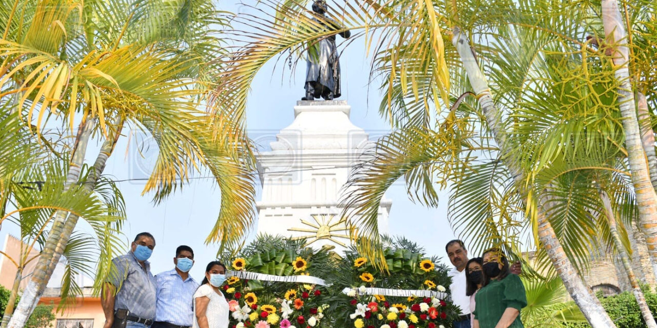 Tantoyuca: Autoridades recuerdan natalicio de Don Miguel Hidalgo y Costilla