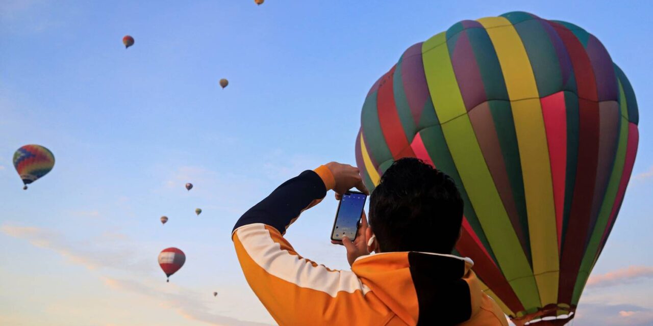 Coatzintla: Primer evento de globos aerostáticos