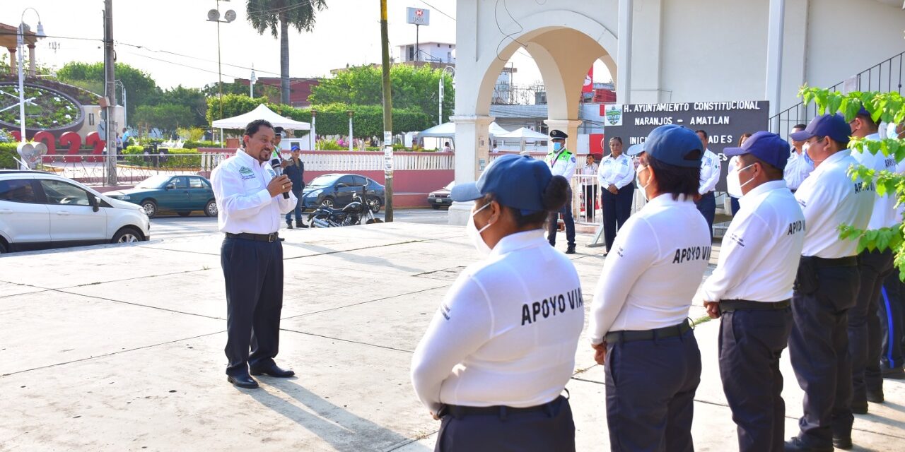 Naranjos: Inicio de actividades de auxiliares viales