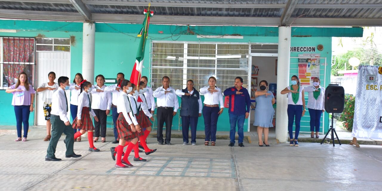 Naranjos: Conmemoración del 5 de mayo en la escuela «Ignacio Zaragoza»