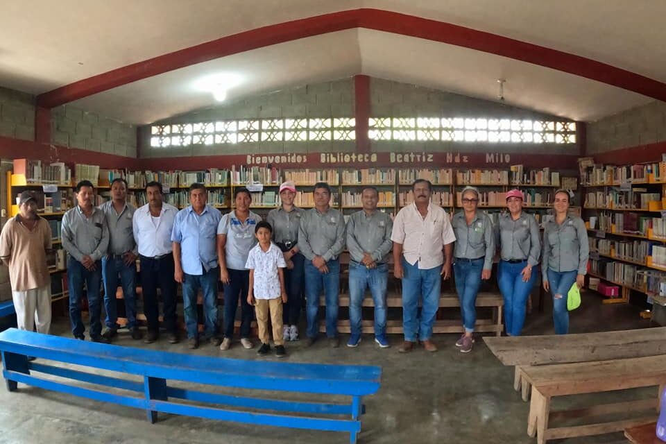 Ozuluama: Visita a la Biblioteca Pública de la comunidad de San Luciano