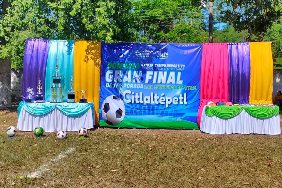 Citlaltépetl: Final de temporada liga municipal de fútbol 2022