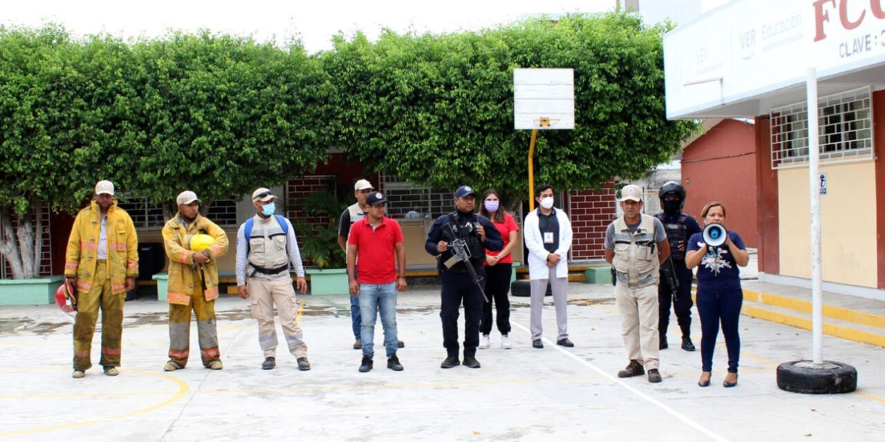 Coatzintla: Reunión permanente en el marco de la Semana Internacional del Simulacro