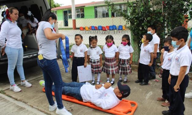 Ozuluama: Día del Simulacro de Emergencia Escolar