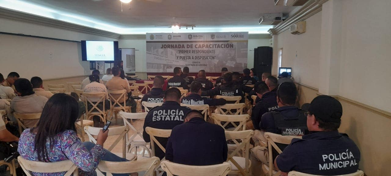 Ozuluama: Jornada de Capacitación «Primer Respondiente y Puesta a Disposición»