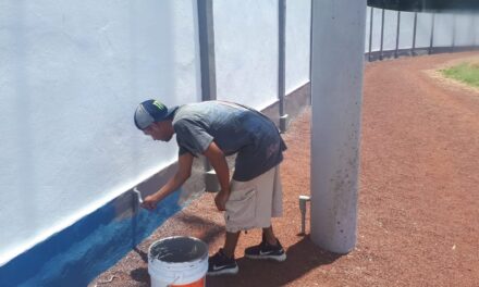 Álamo: Mantenimiento a las instalaciones del Campo Deportivo José Chao