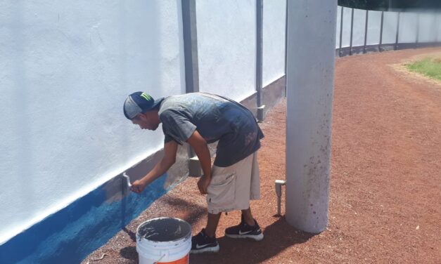 Álamo: Mantenimiento a las instalaciones del Campo Deportivo José Chao