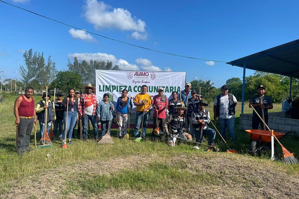 Álamo: Limpieza Comunitaria en el ejido Potrero del Llano 2