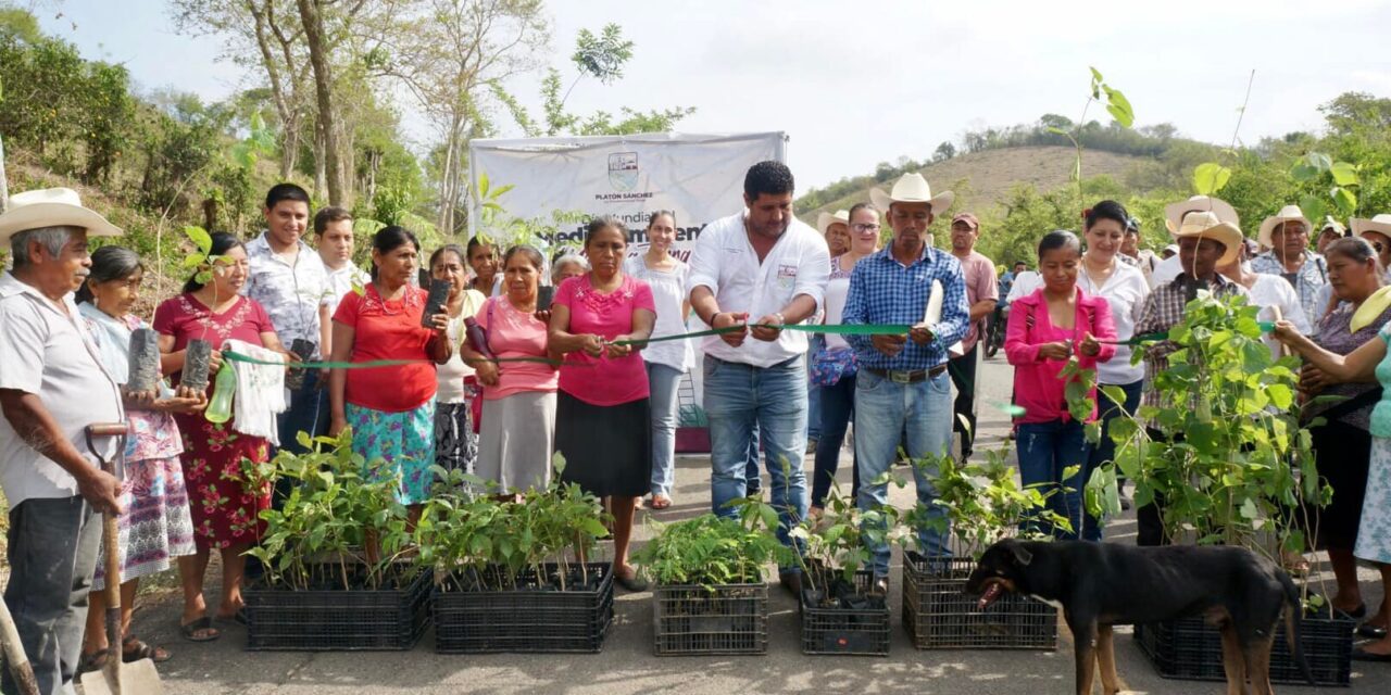Platón Sánchez: Inicio de la jornada de reforestación «Una sola tierra»