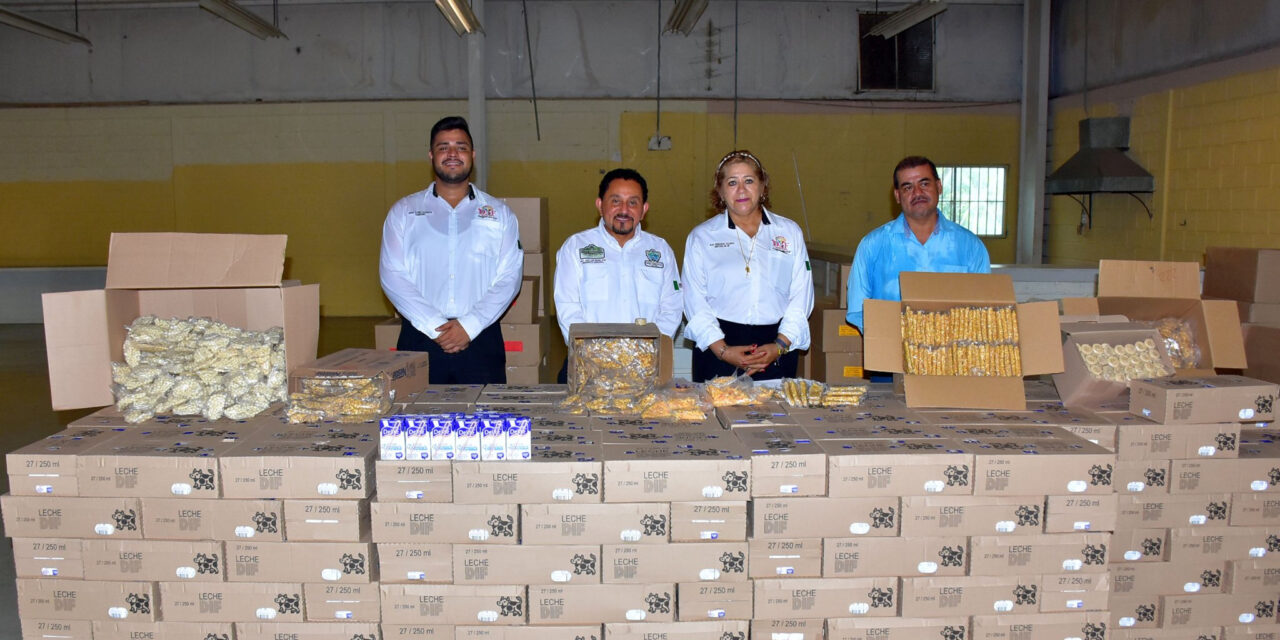 Naranjos: Recepción de desayunos escolares fríos