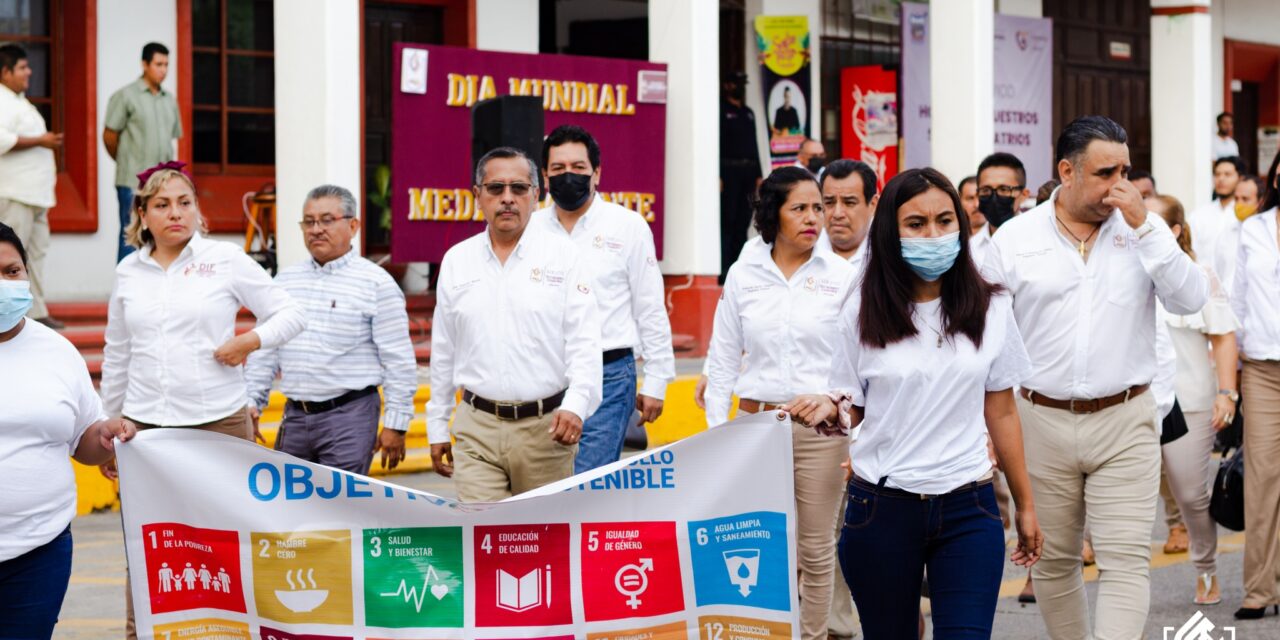 Gutiérrez Zamora: Honores a la bandera y desfile «Día Mundial del Medio Ambiente»