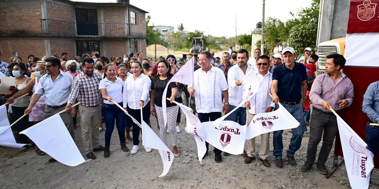 Tuxpan: Con obras y acciones se transformará la colonia Villa Rosita II