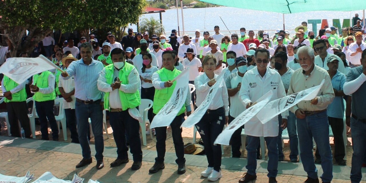 En el Día Mundial del Medio Ambiente, recolectan mas de 10.5 toneladas de residuos en campaña de limpieza de la Laguna de Tamiahua