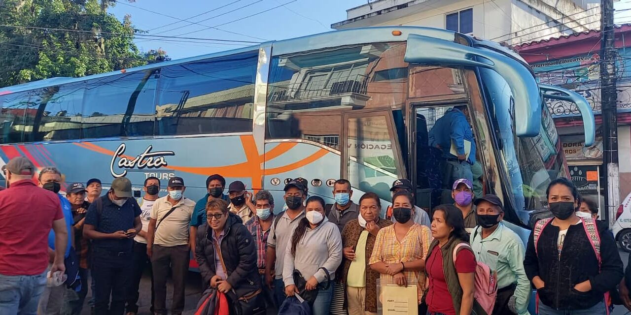 Álamo: Traslado de 35 personas al RAN en Xalapa