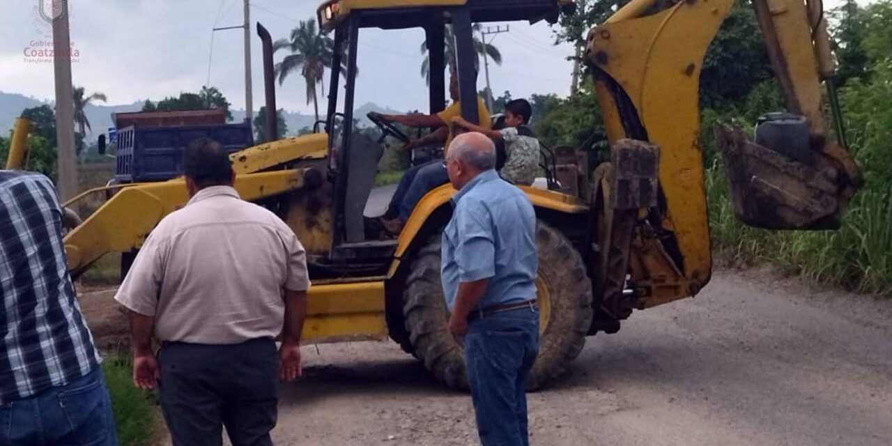 Coatzintla: Faena en La Ortiga y Benito Juárez