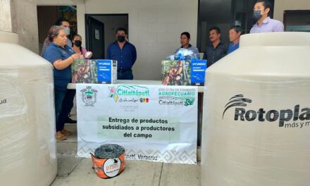 Citlaltépetl: Entrega de productos subsidiados a productores del campo 2022