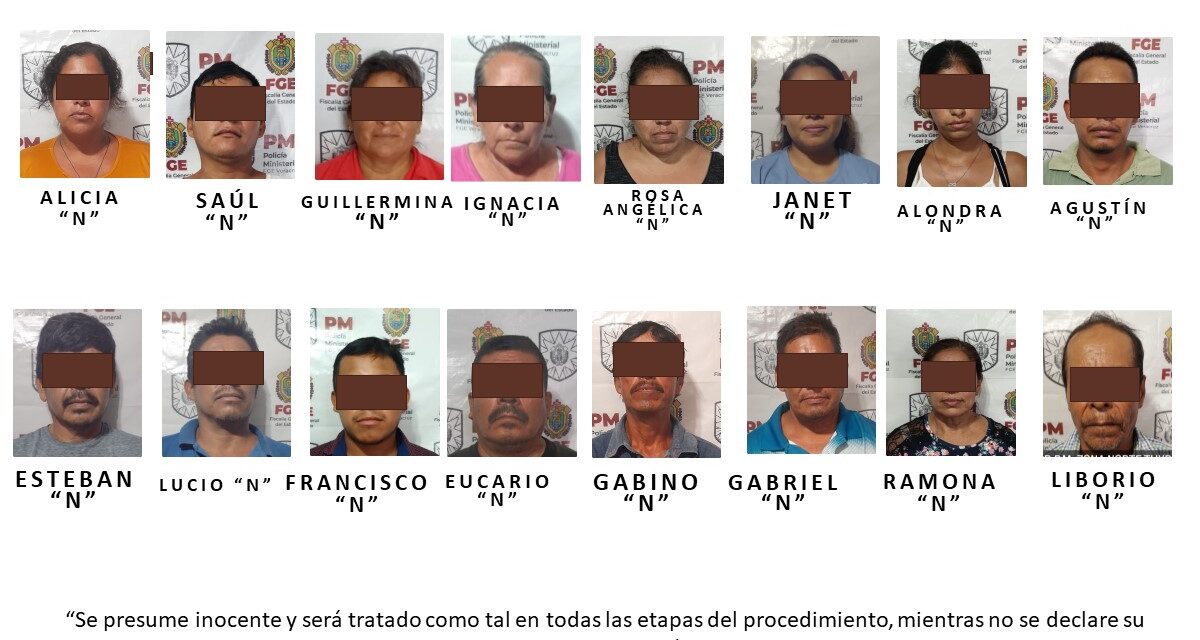 Imputados por el presunto delito de despojo en Tihuatlán