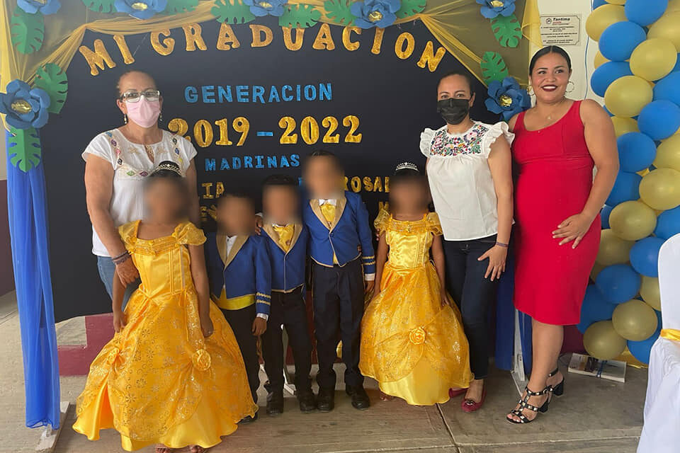 Tantima: Ceremonia de Clausura de Jardín de Niños de Rancho Abajo