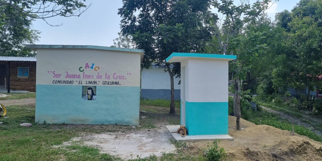 Ozuluama: Inauguración del baño del CAIC de la comunidad del Limón