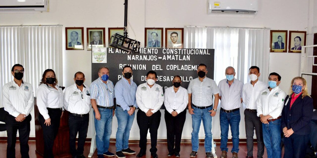 Naranjos: Reunión del COPLADEMUN para el Plan de Desarrollo