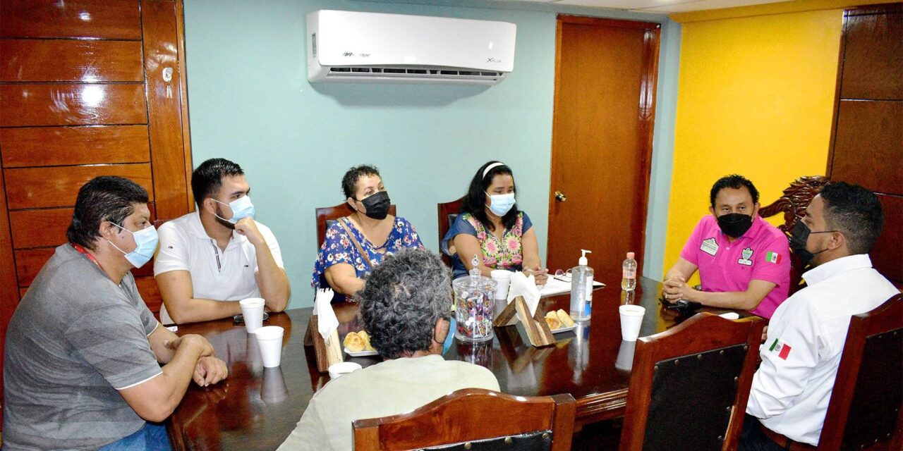 Naranjos: Reunión con junta de mejoras de la Colonia El Trébol