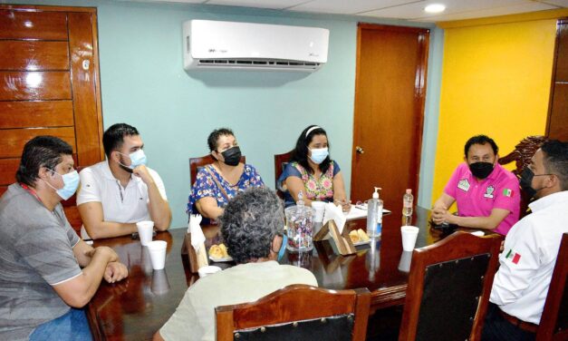 Naranjos: Reunión con junta de mejoras de la Colonia El Trébol